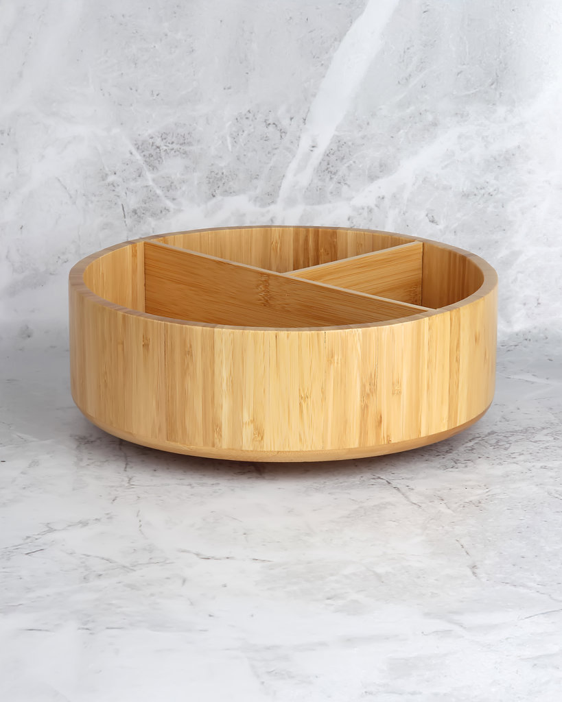 BAMBU YUVARLAK ORGANIZER	