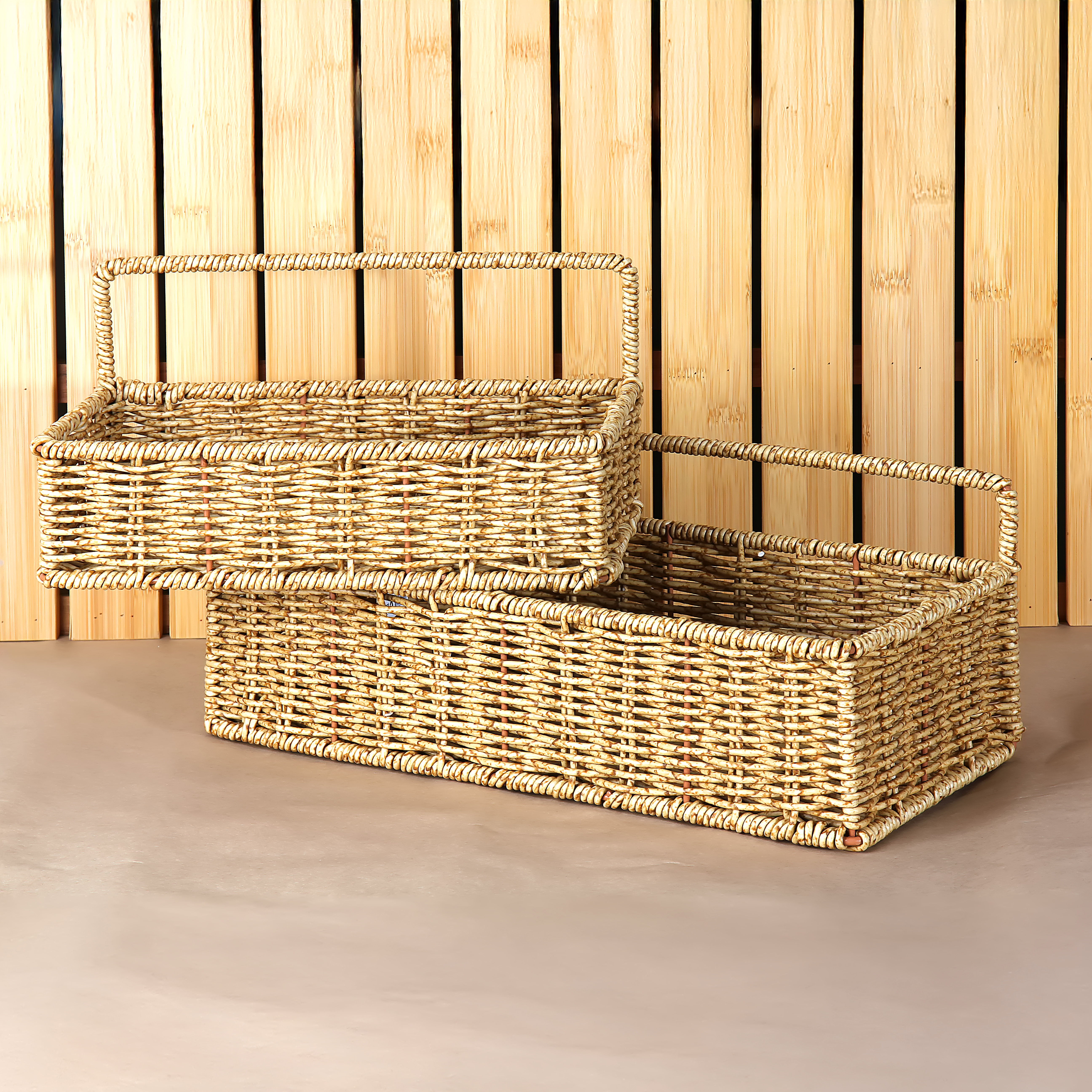 RATTAN DİKDÖRTGEN ORGANİZER