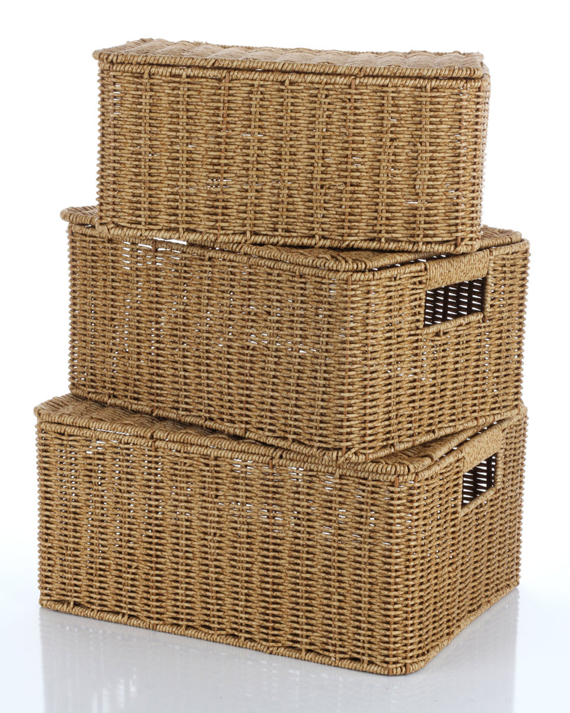 U/12 RATTAN 3LÜ KAPAKLI SANDIK
