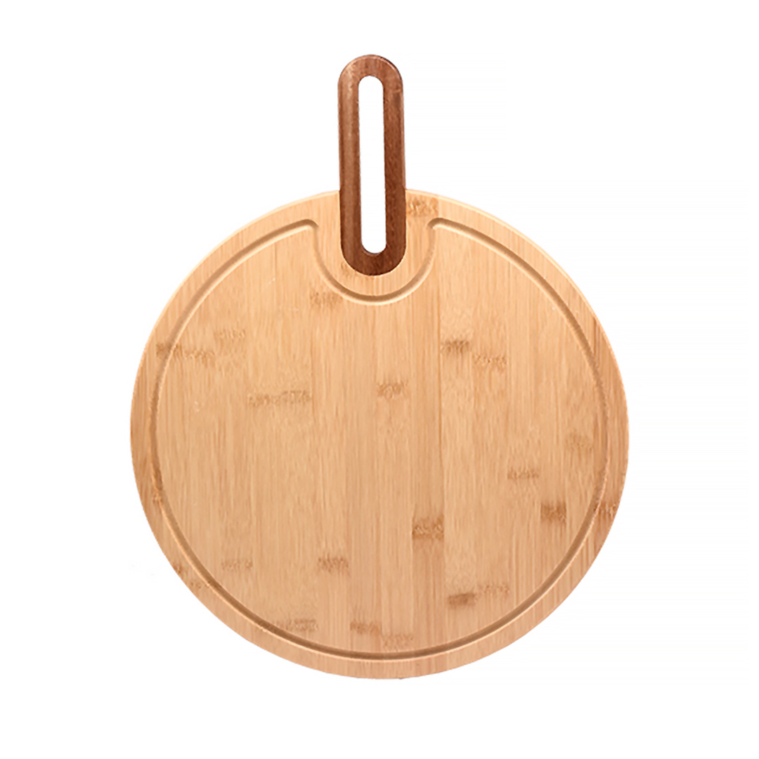 V/7  BAMBU HYBRID YUVARLAK KESİM TAHTASI