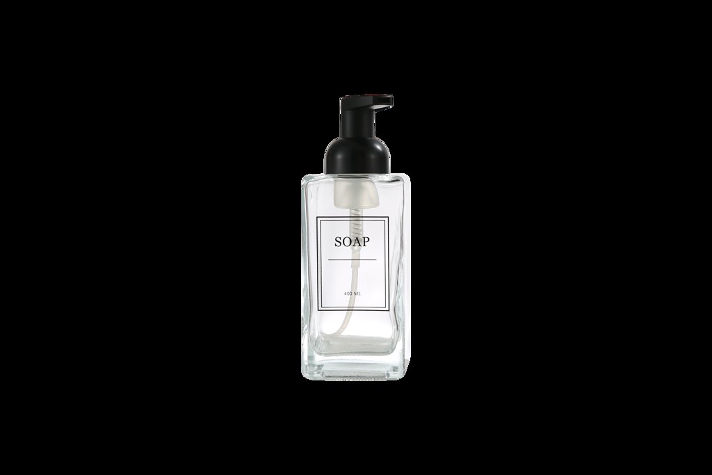 L/8  400ML KÖPÜK CAM SIVI SABUNLUK