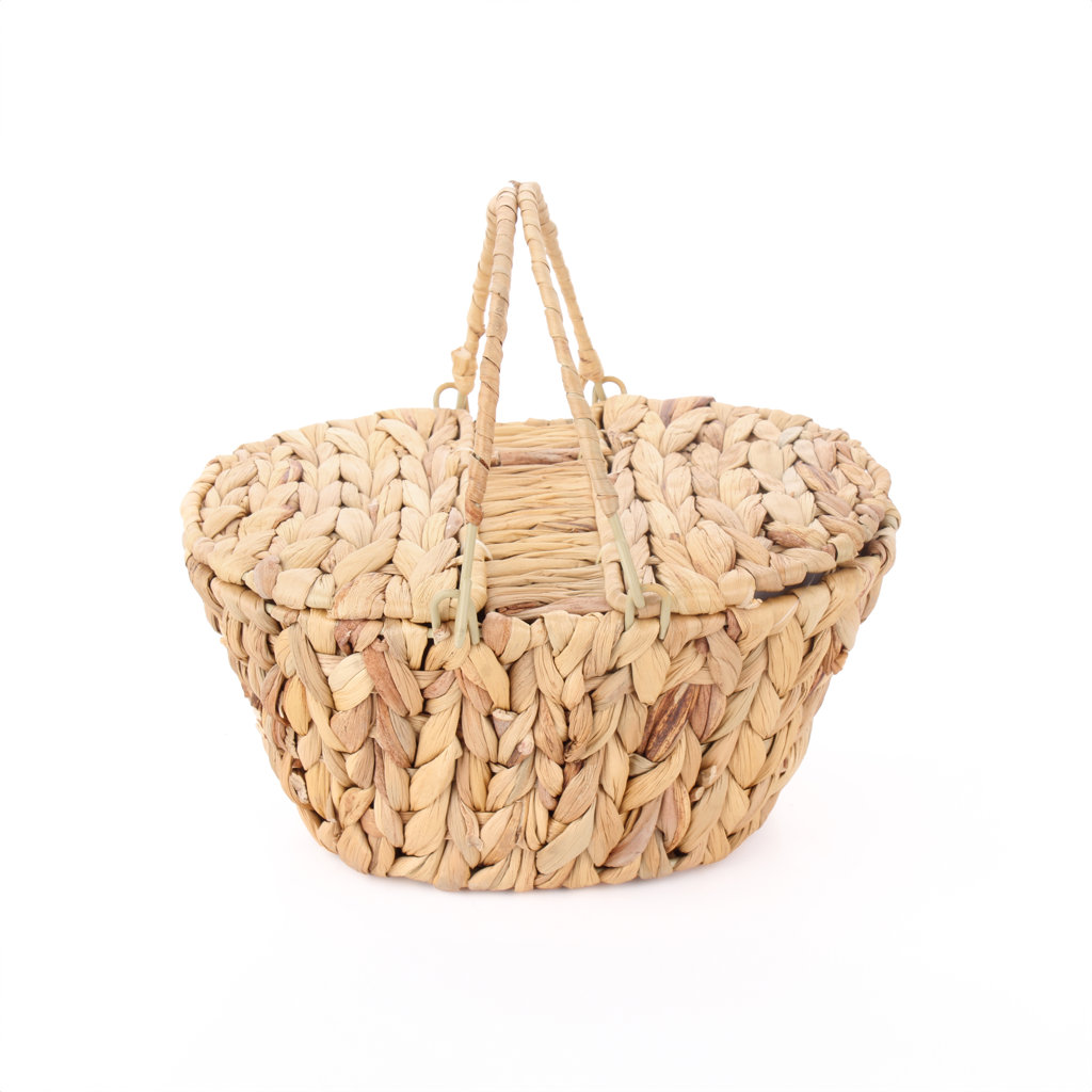 Ş/9  HASIR KAPAKLI OVAL SEPET