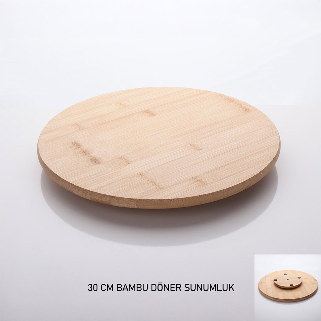 V/2-3-4 30CM BAMBU DÖNER SUNUMLUK