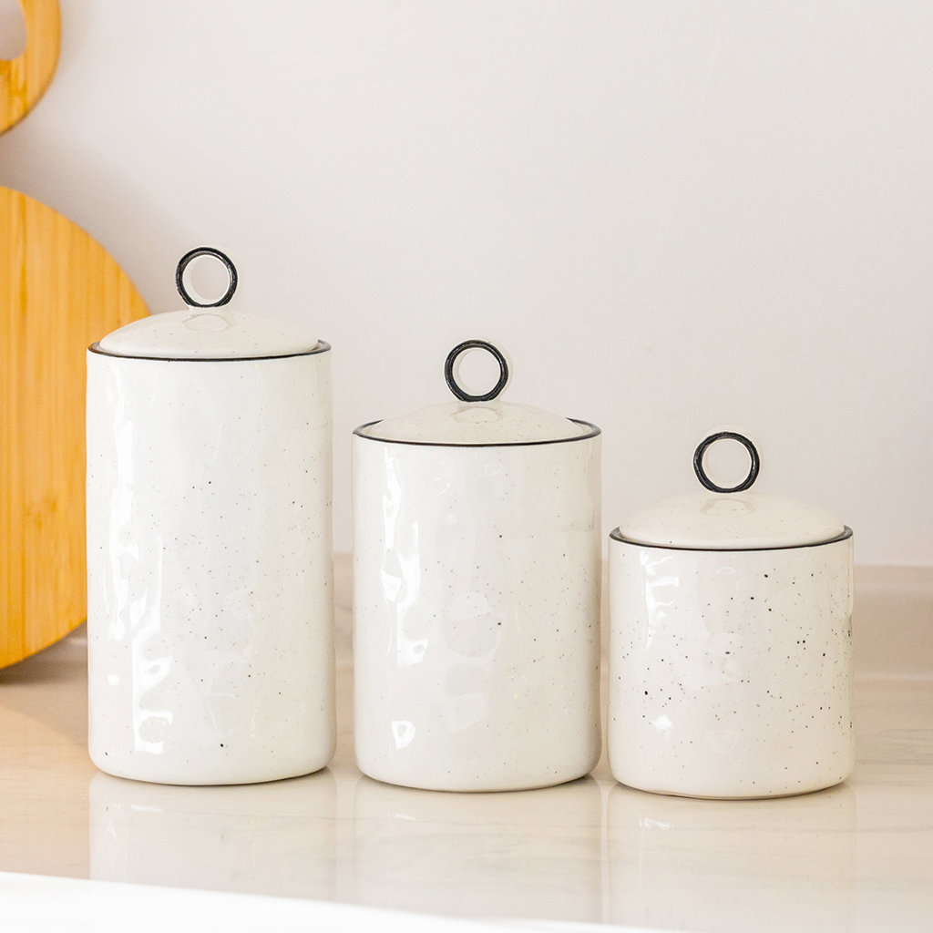 S/4  PORSELEN ÜÇ BOY BAHARAT KAVANOZU