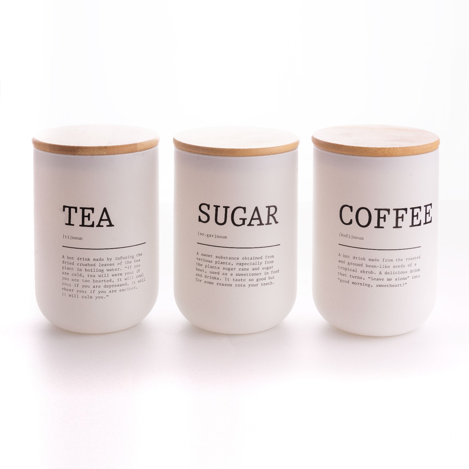 DİCTİONARY CAM KAVANOZ SETİ 