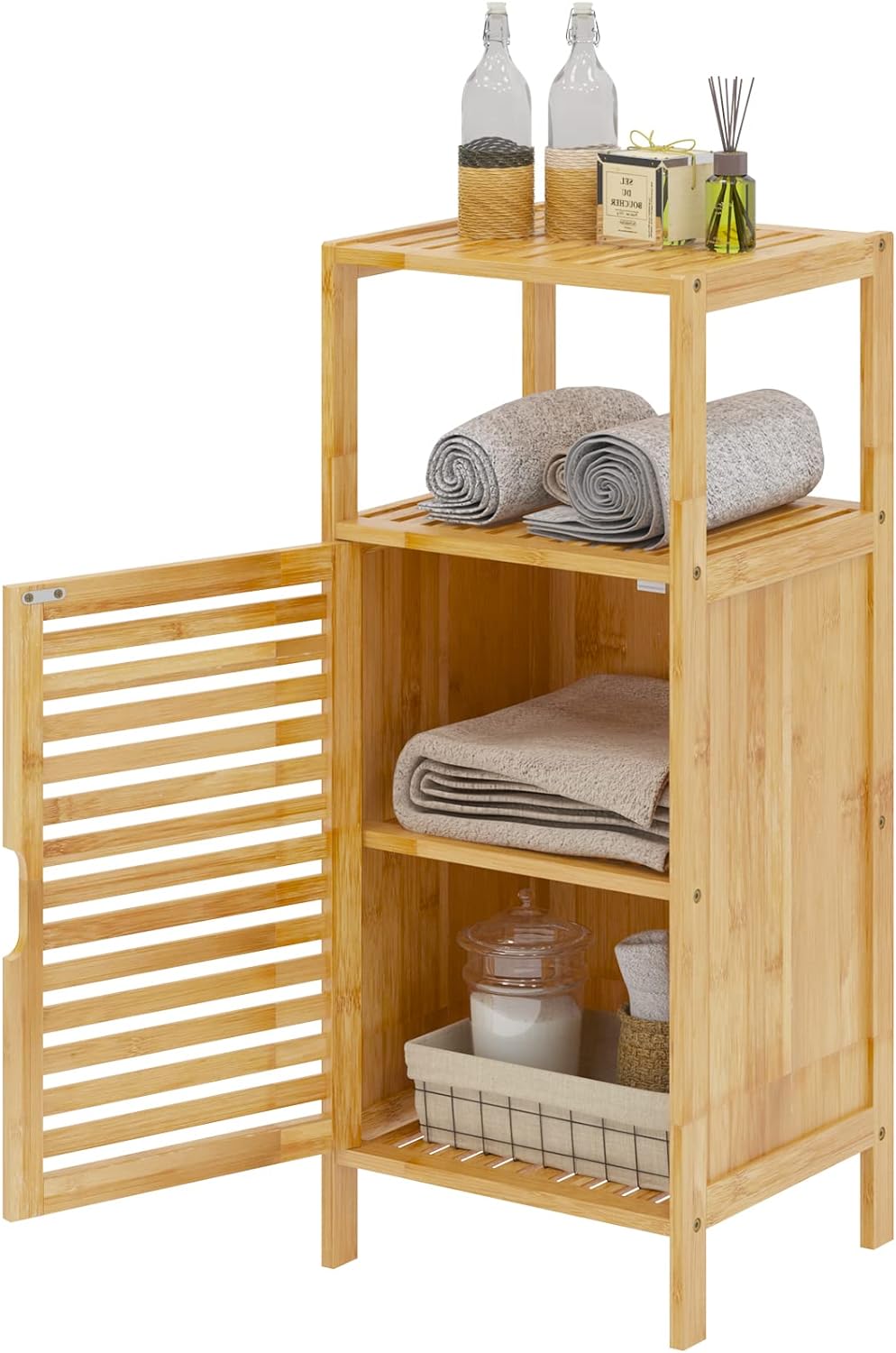 D/12  BAMBU DİK DOLAP RAF KÇK
