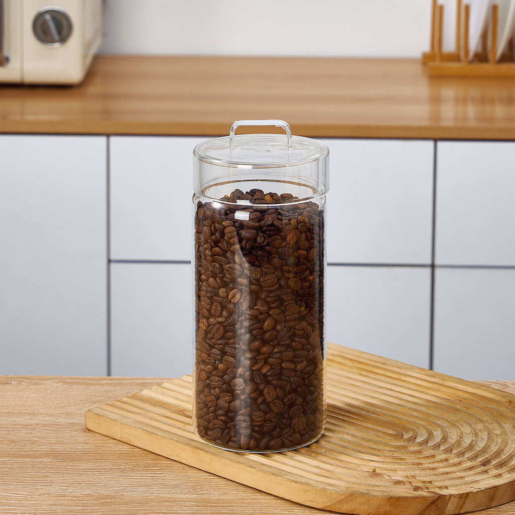 YUVARLAK  CAM KAVANOZ BÜYÜK BOY