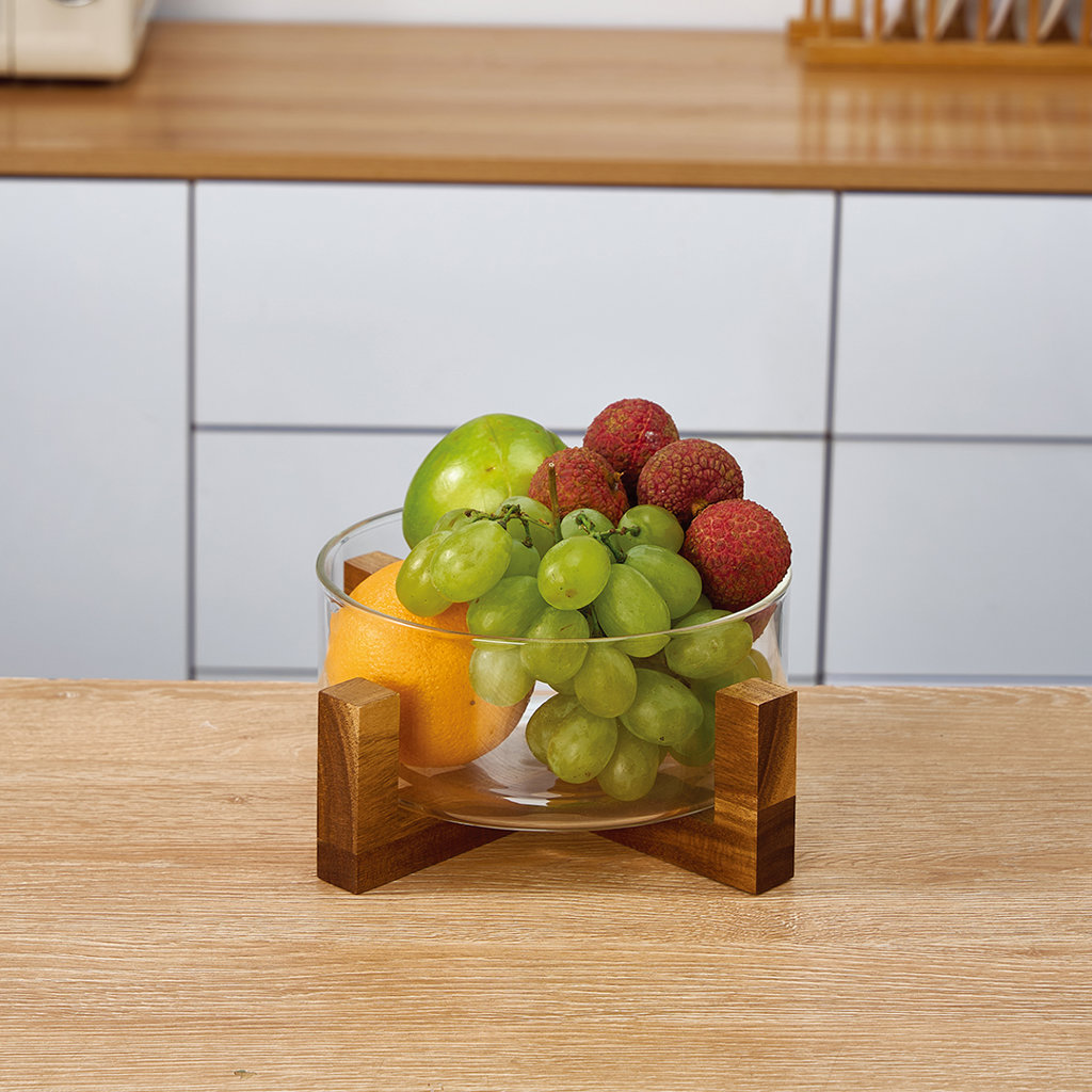 AKASYA STANDLI CAM KASE KÜÇÜK BOY