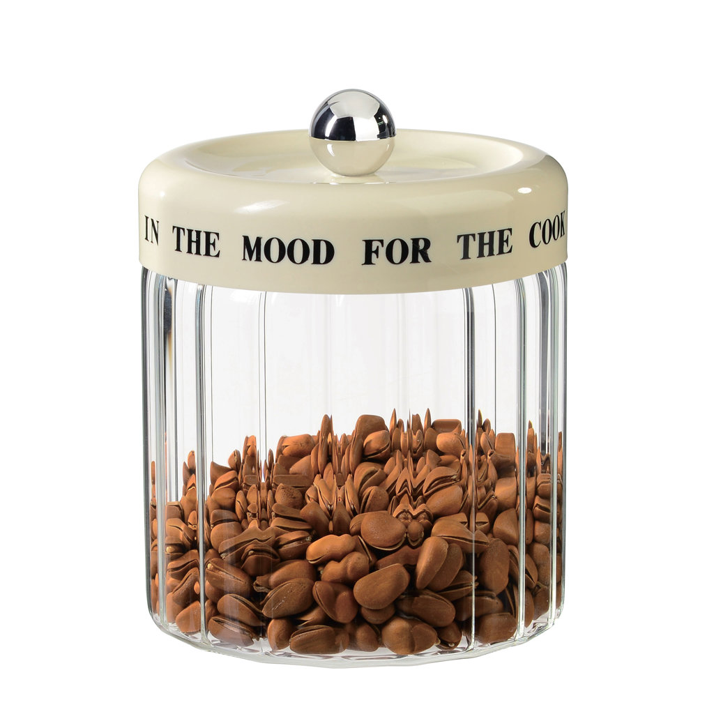 ÇİZGİLİ CAM BAHARATLIK KREM PLASTİK KAPAK 12*12*16