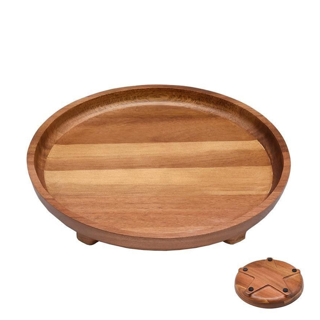 28 CM YUVARLAK AKASYA SUNUMLUK