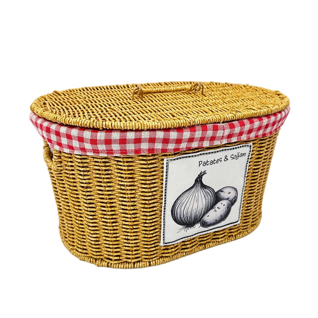 RATTAN ORGANIZER 28*39*21 CM