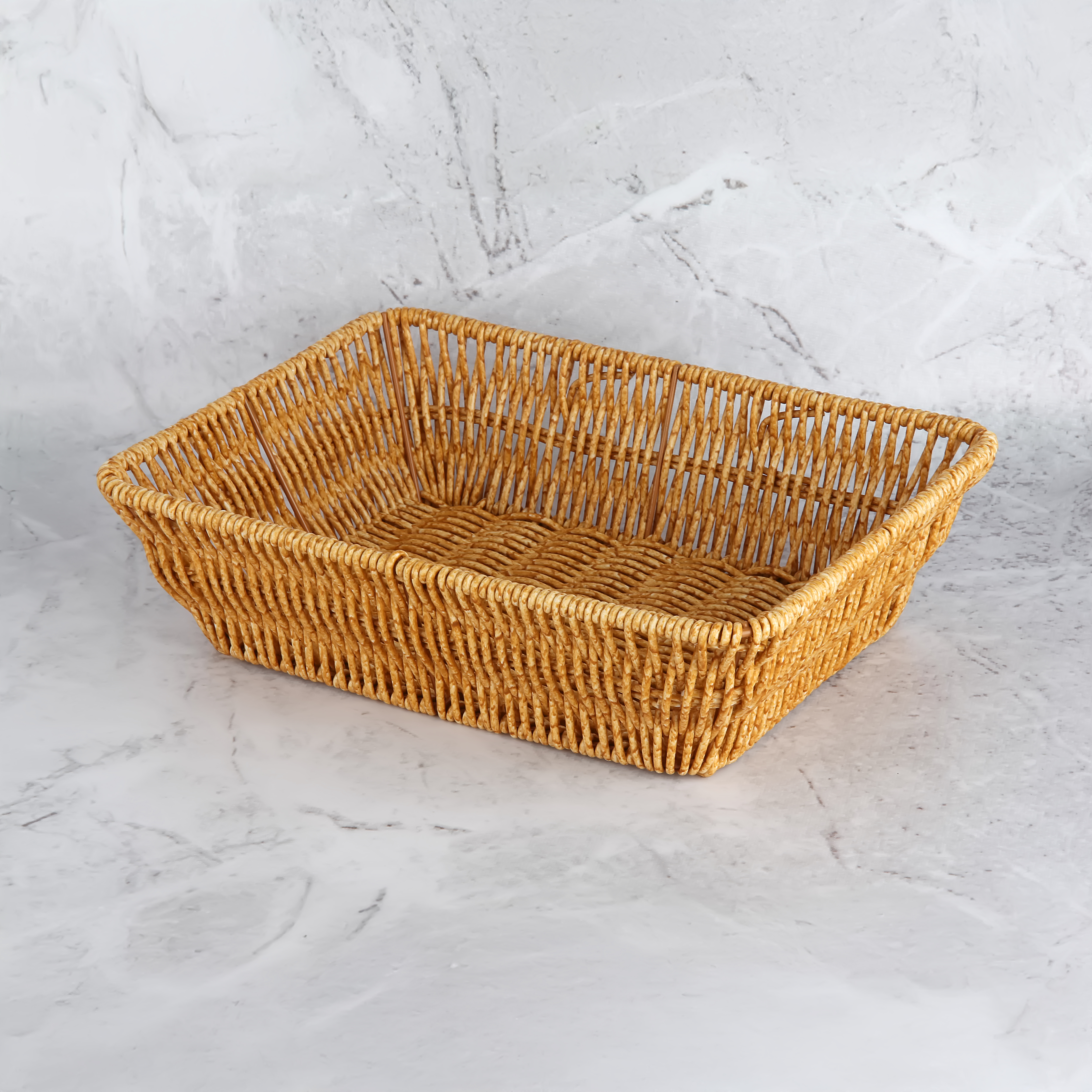 DİKDÖRTGEN RATTAN EKMEK SEPETİ