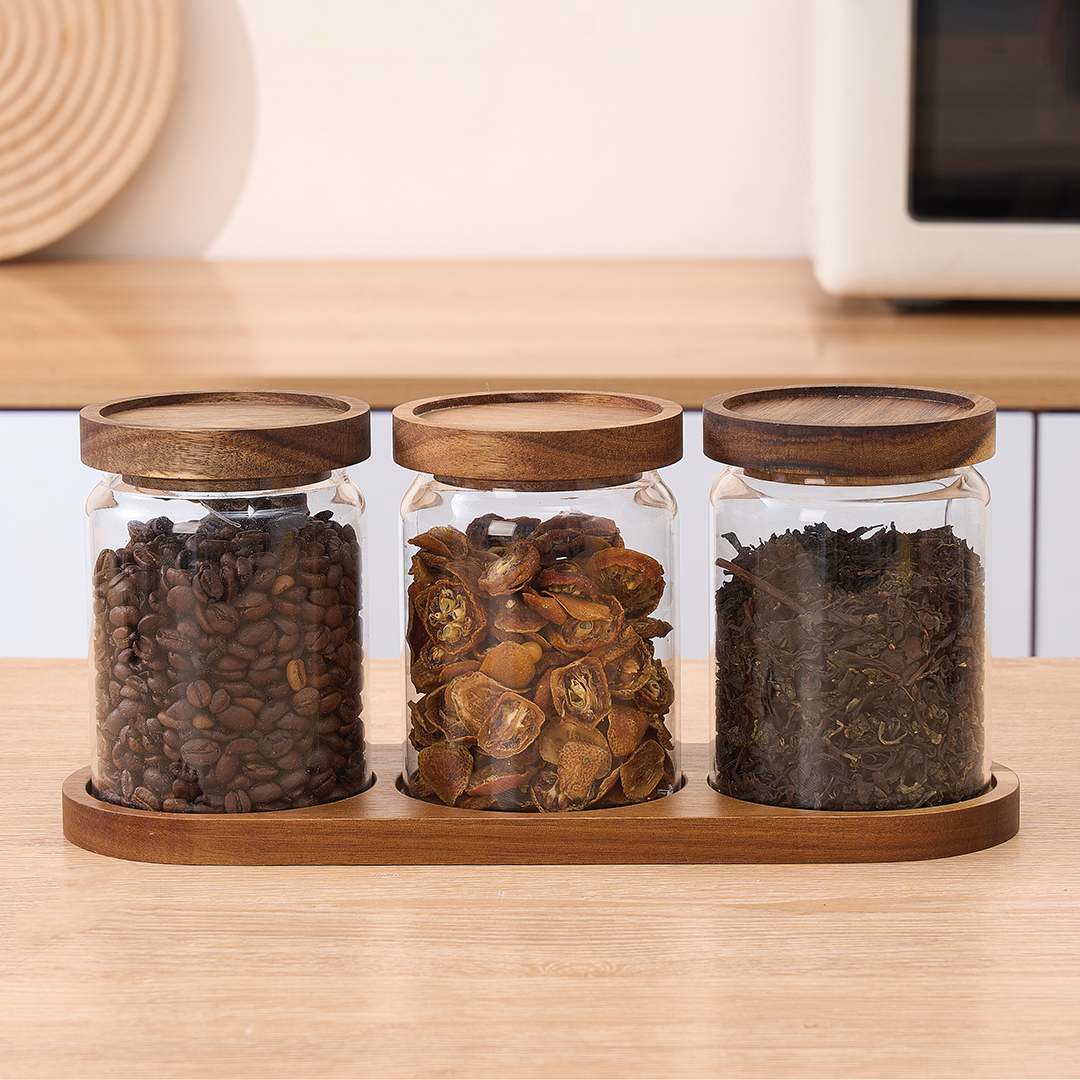 600ML * 3 BOROSİLİKAT CAM KAVANOZ