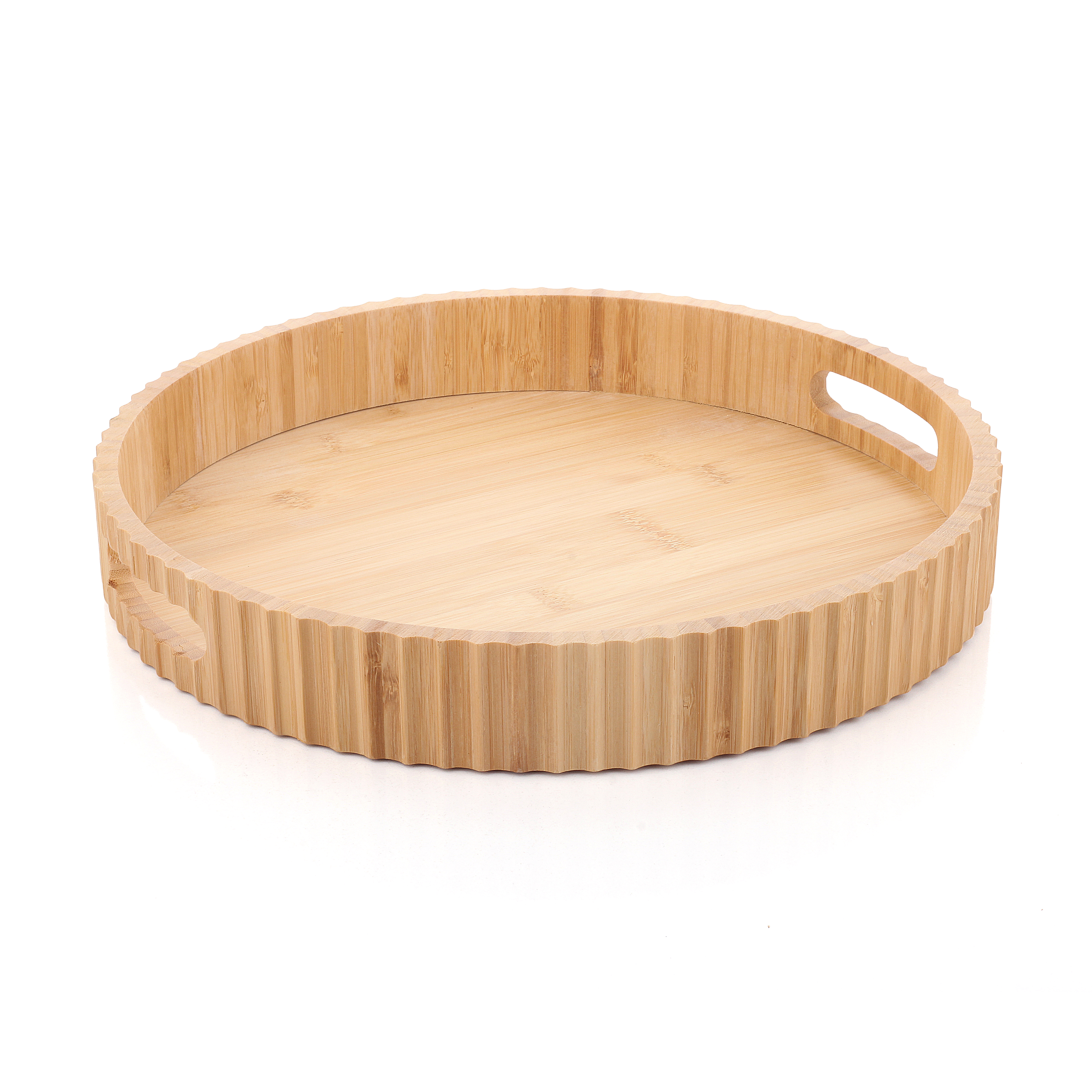 35CM YUVARLAK BAMBU TEPSİ