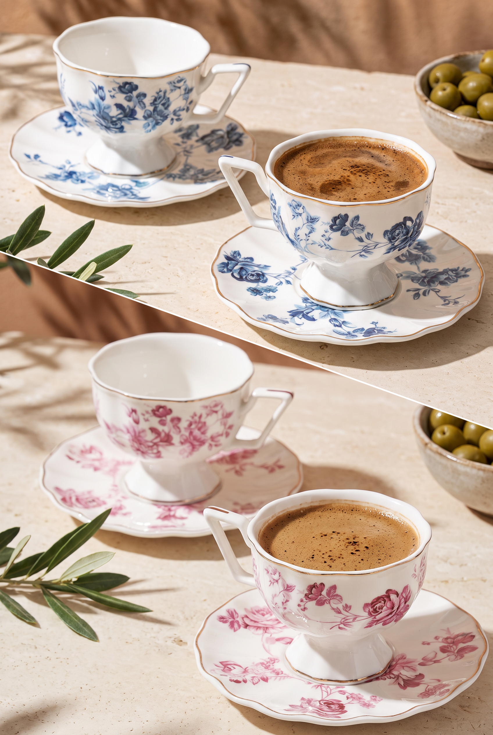 2li VINTAGE FİNCAN TAKIMI