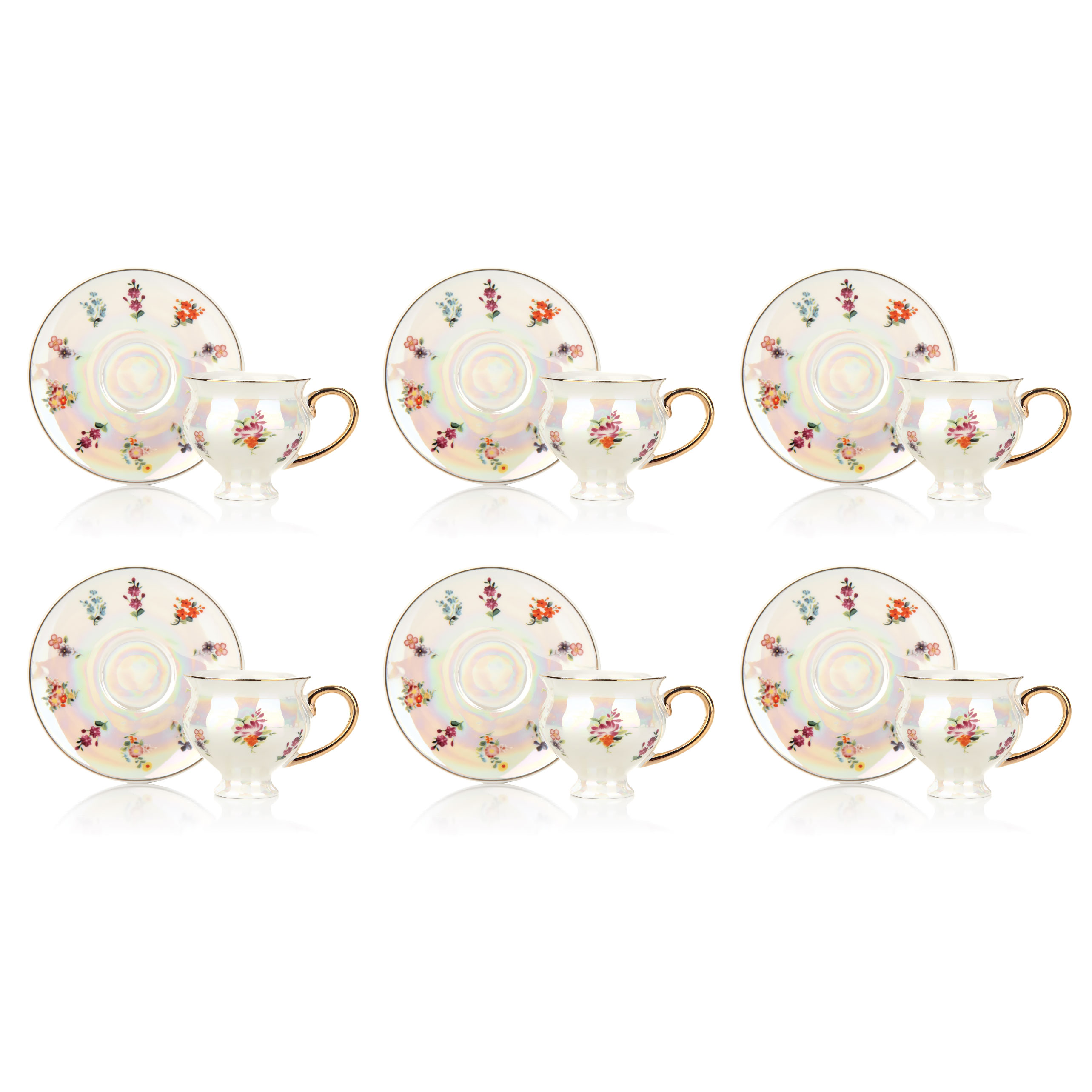 6LI LÜSTER FİNCAN TAKIMI