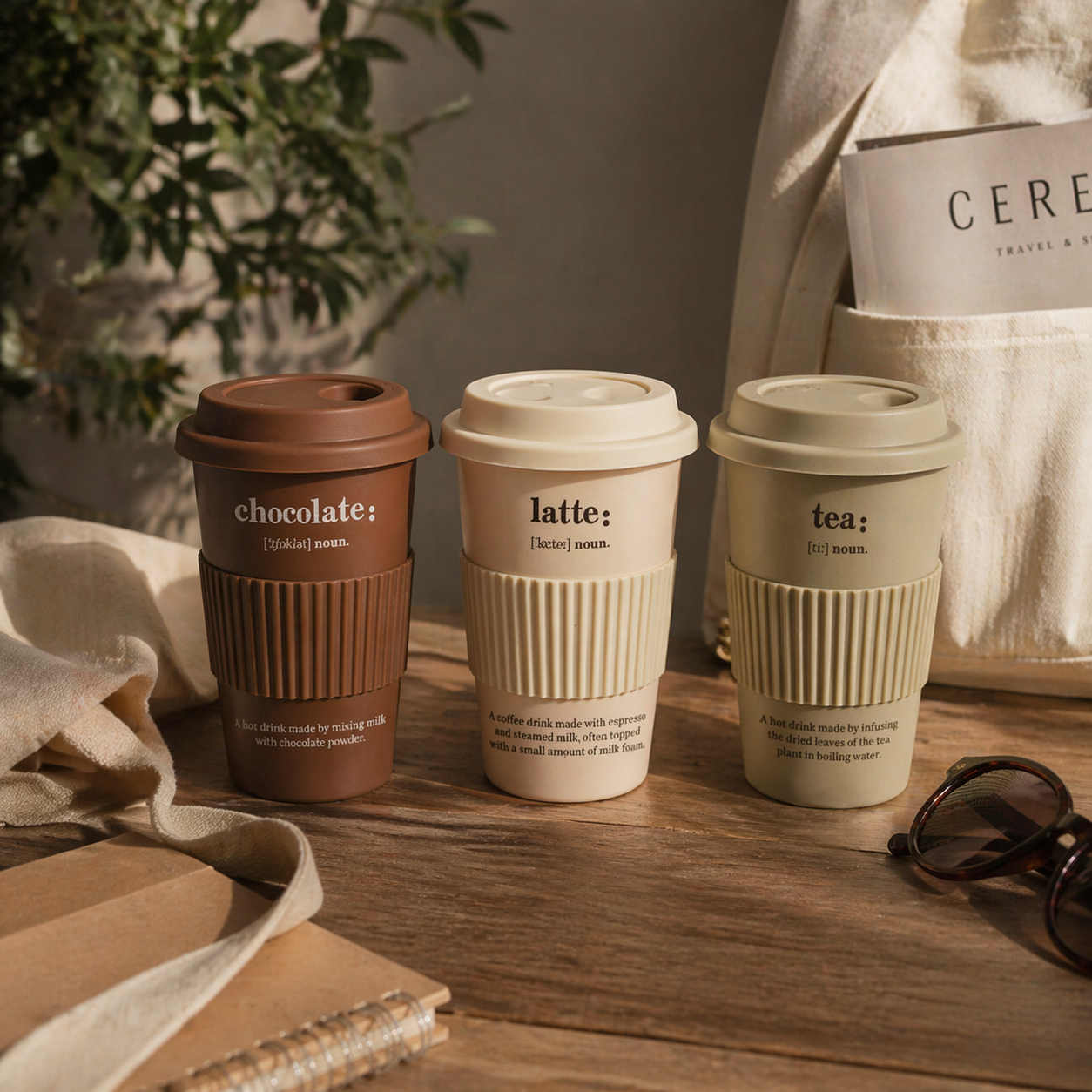 LUNGO PORSELEN TRAVEL MUG 370CC