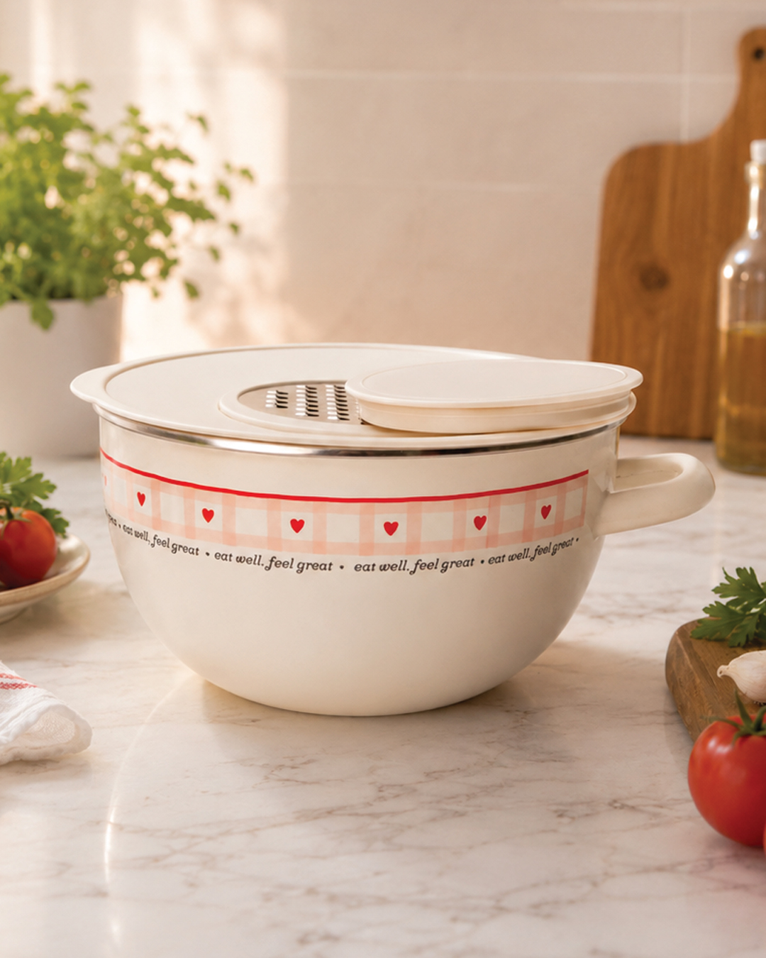 24 CM EMAYE RENDELİ KARIŞTIRMA KABI